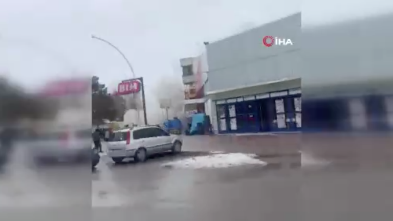 İkinci depreme ilişkin yeni görüntü! Korku dolu anlar