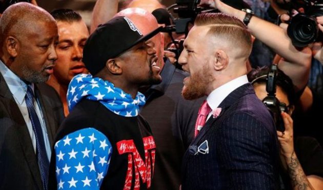 Boks tarihinde böyle tahrik görülmedi: McGregor, Mayweather’ı böyle kızdırdı!
