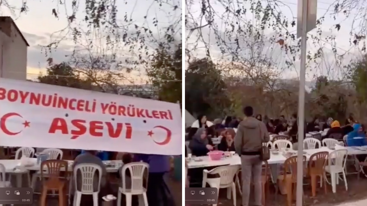 Kendi imkanlarıyla aşevi kurup yoldan geçen herkese yardım ettiler!