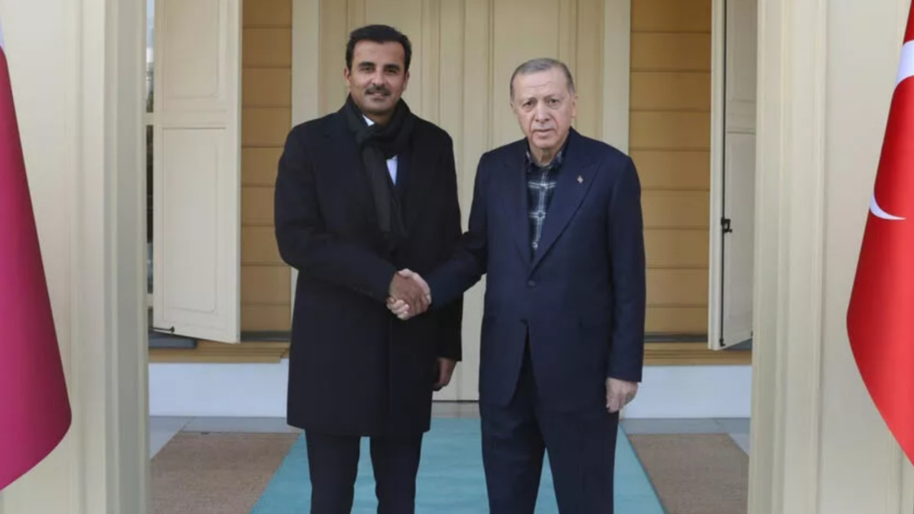 Cumhurbaşkanı Erdoğan, Katar Emiri Al Sani ile bir araya geldi