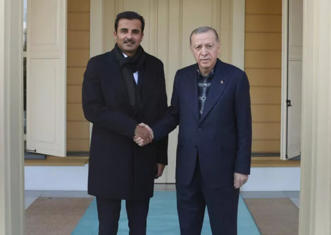 Cumhurbaşkanı Erdoğan, Katar Emiri Al Sani ile bir araya geldi
