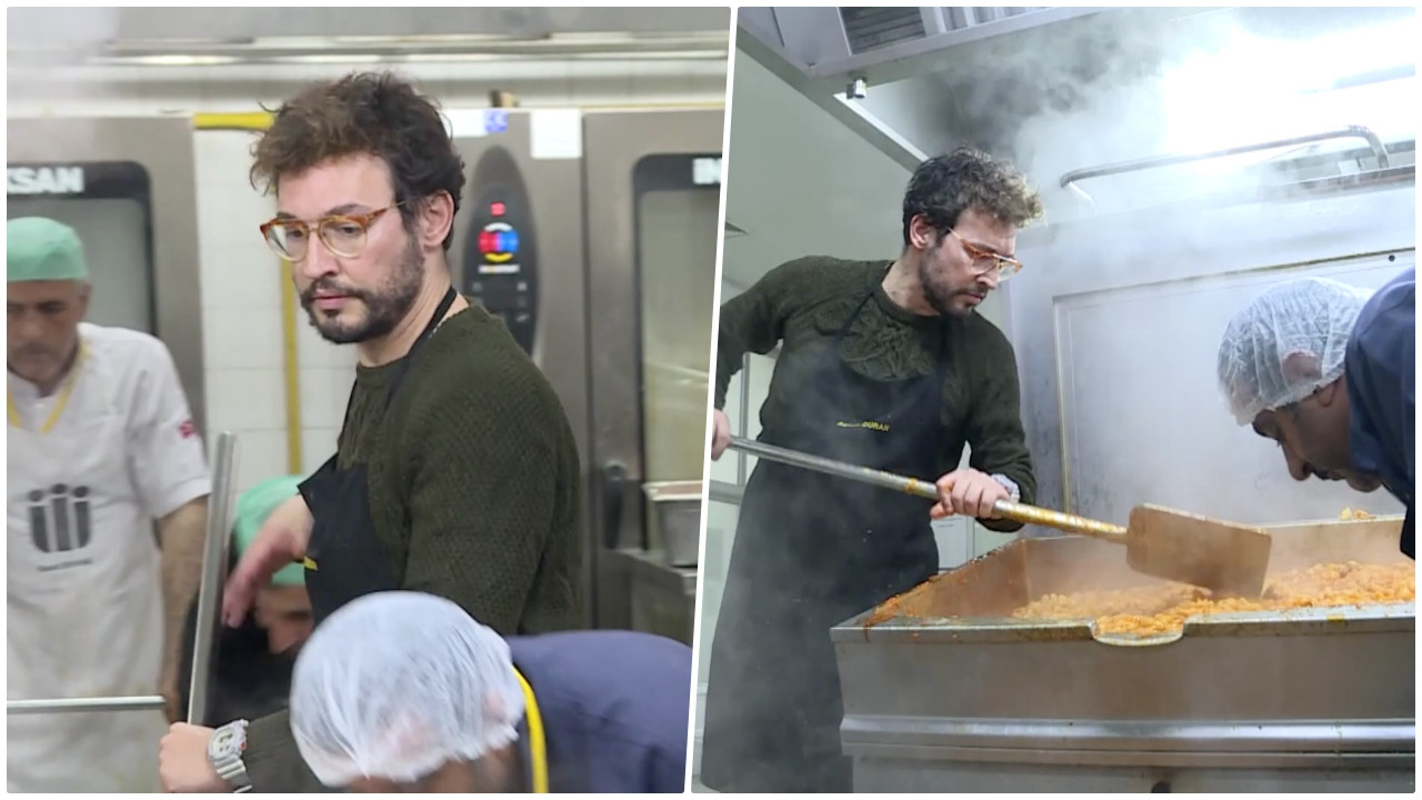 Malatya'ya giden İtalyan şef Danilo depremzedeler için yemek pişirdi