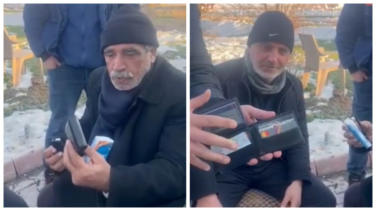 Yardım için gönderilen montun cebinden cüzdan ve araba anahtarı çıktı!
