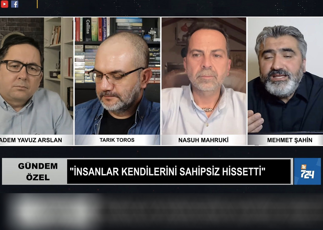 Eski AKUT Başkanı Nasuh Mahruki FETÖ kanalında Türkiye düşmanlığı yaptı