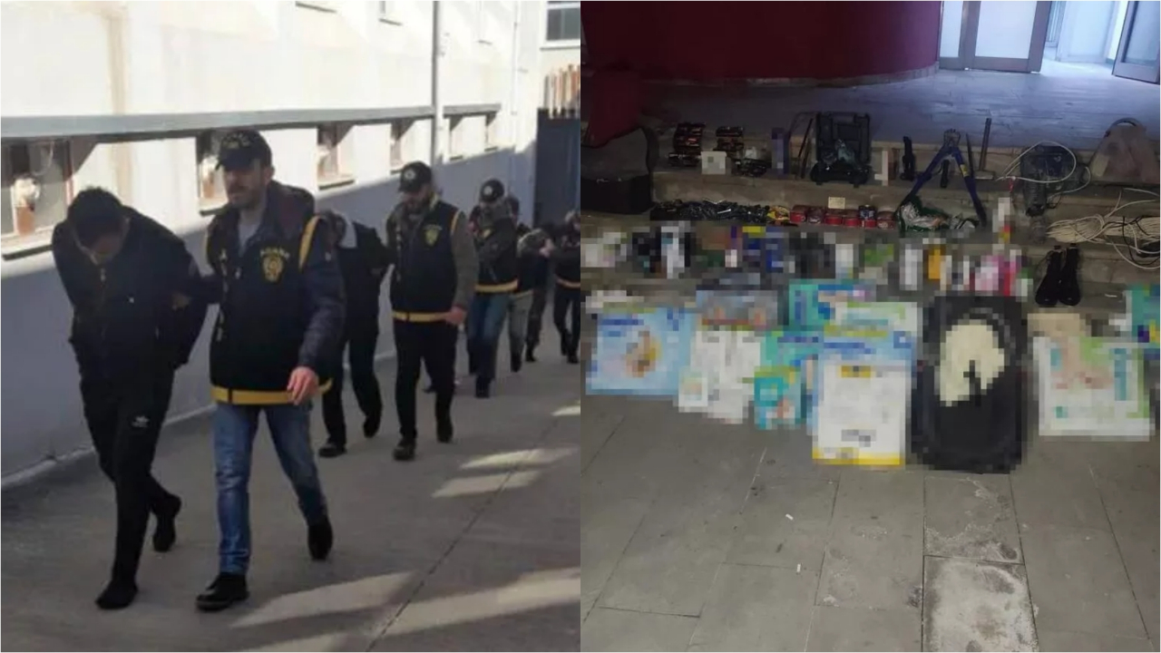 Depremzedelerin malzemelerini çalan 10 hırsız yakalandı