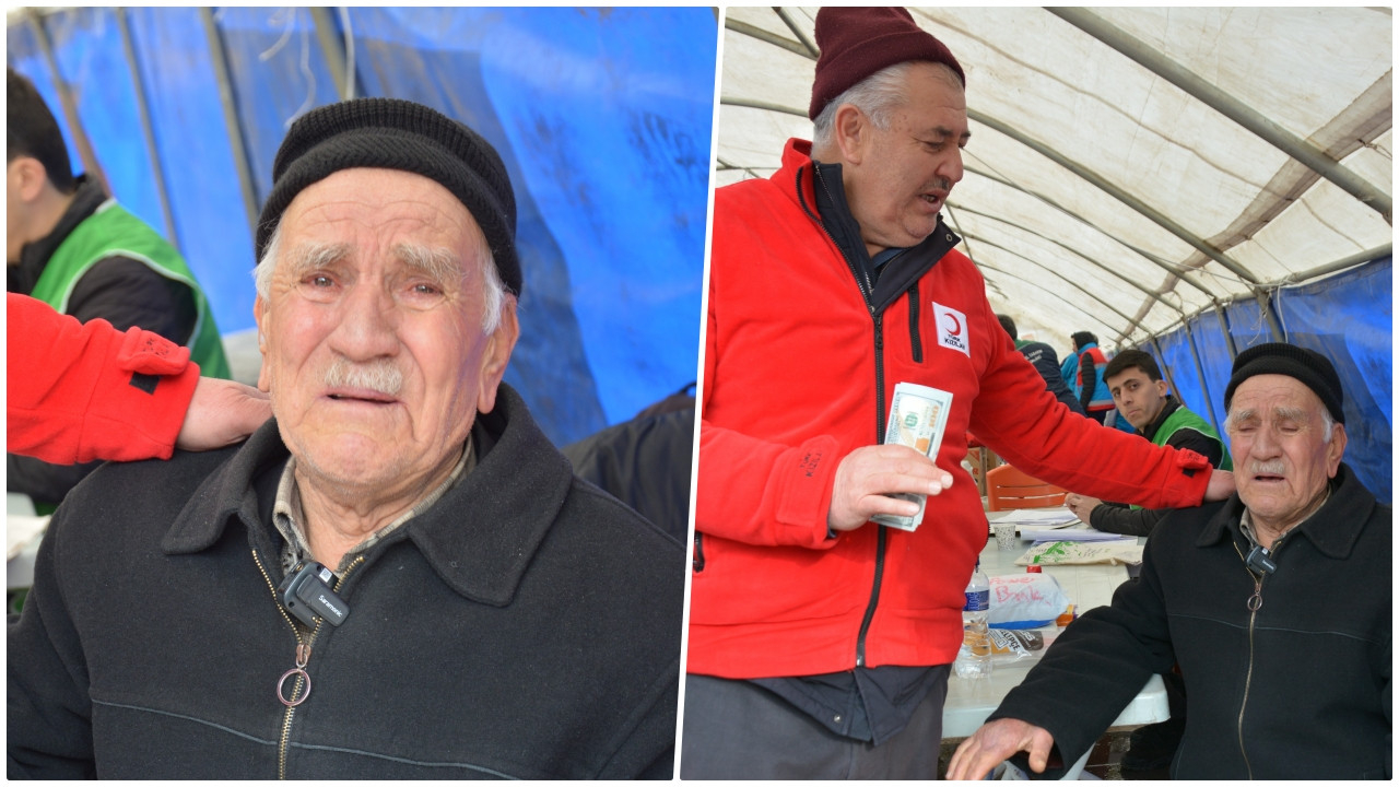 Umre hayalinden vazgeçen Mehmet amca parasını Kızılay'a bağışladı