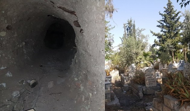 Nusaybin'de PKK'lı teröristere ait tünel bulundu...
