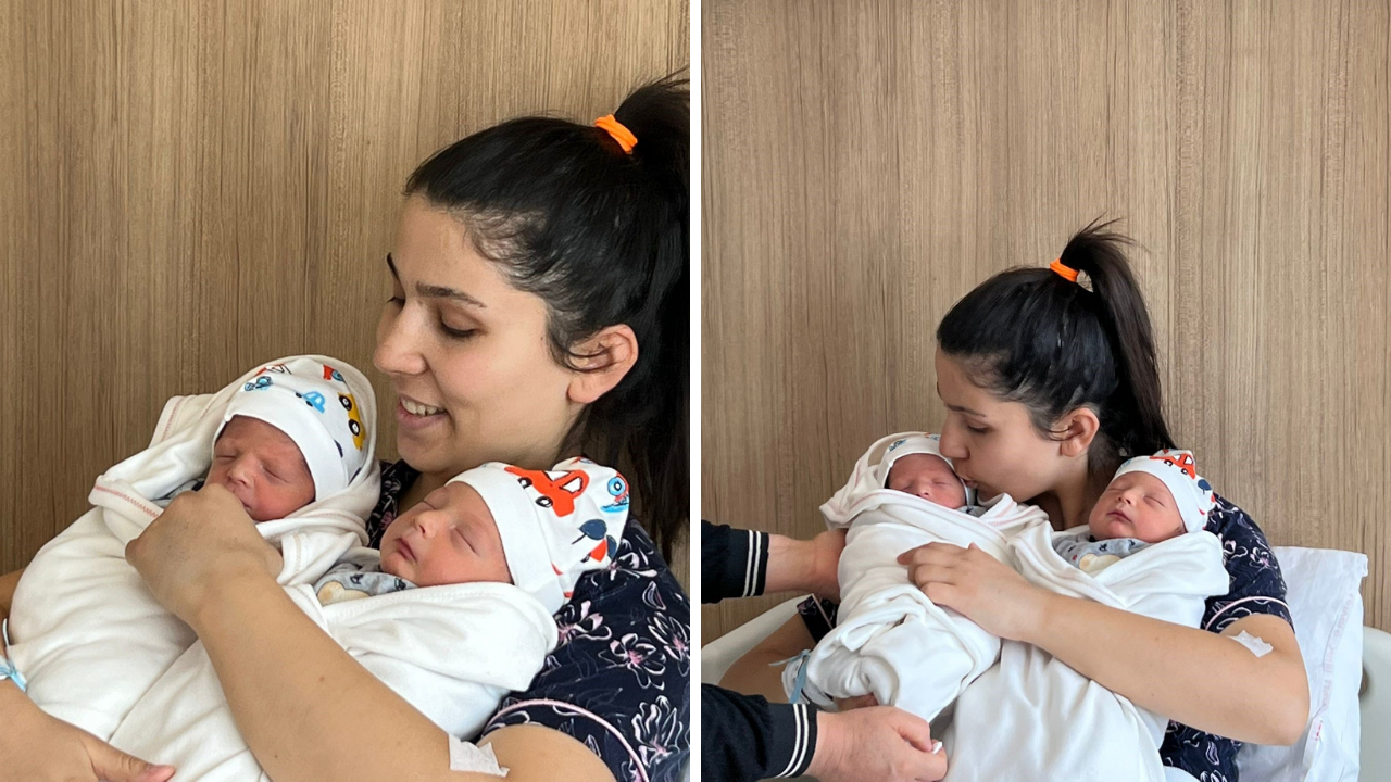 Karnında ikizleriyle depreme yakalandı! İkizler Ankara'da dünyaya geldi