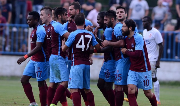 Trabzonspor'dan bol gollü prova...