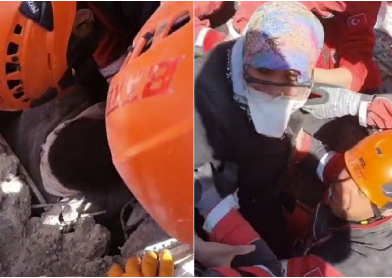 203 saat sonra 7 katlı binanın en dibinden sağ kurtarıldılar