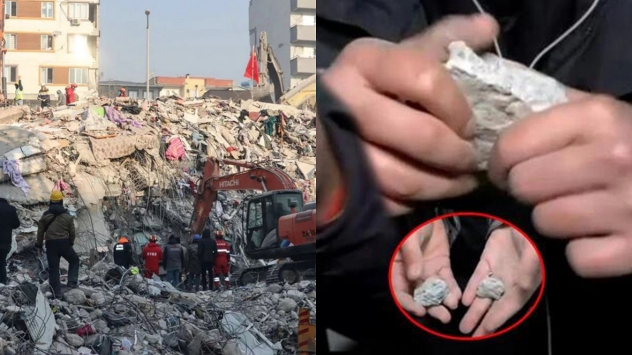 29 bloğun 25'inin yerle bir olduğu Ebrar Sitesi'nin kolonlarından alınan örnekler şaşkına çevirdi
