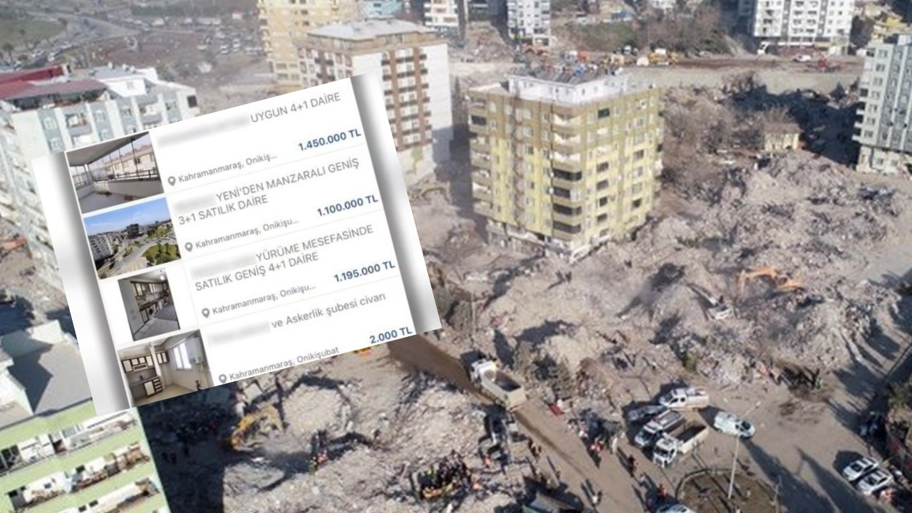 Ebrar Sitesi'nden geriye enkaz yığını kaldı! Yüksek meblağlara satılan evlerin ilanı hala satış sitesinde! Ekipler ise Müteahhit Tevfik Tepebaşı'nın peşinde