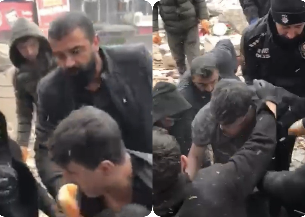 Enkaz altında kaldı, sosyal medyadan yardım istedi! İşte o kurtarma anları...