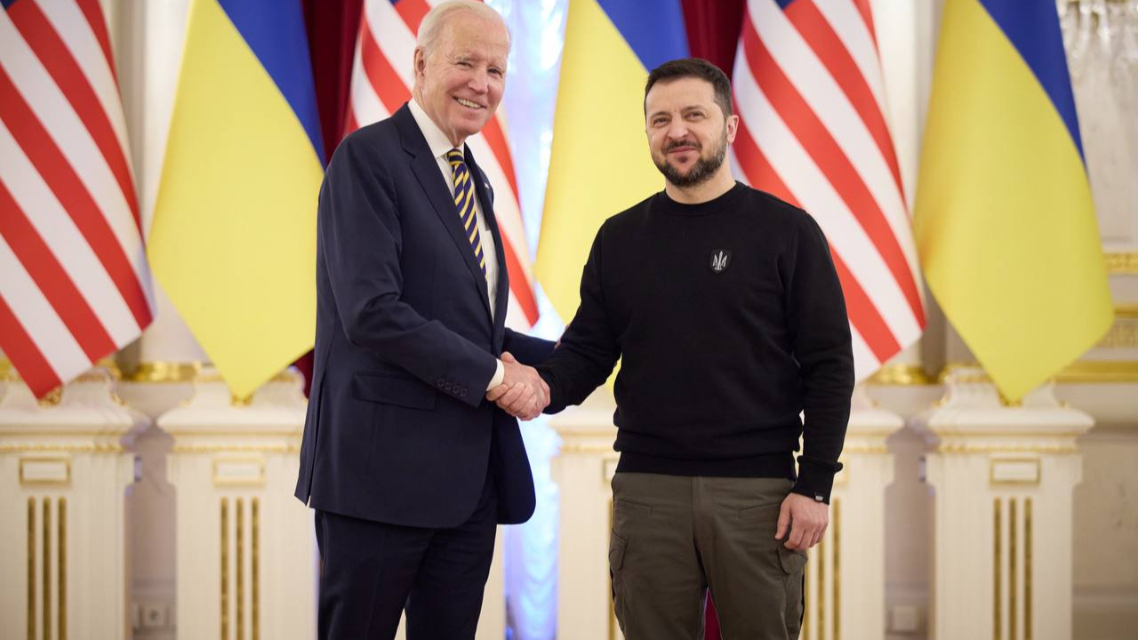 ABD Başkanı Joe Biden Ukrayna'da
