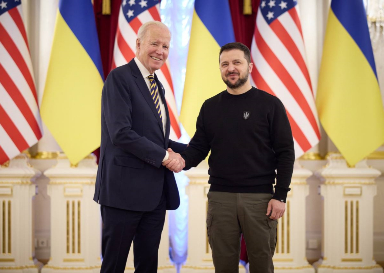 ABD Başkanı Joe Biden Ukrayna'da