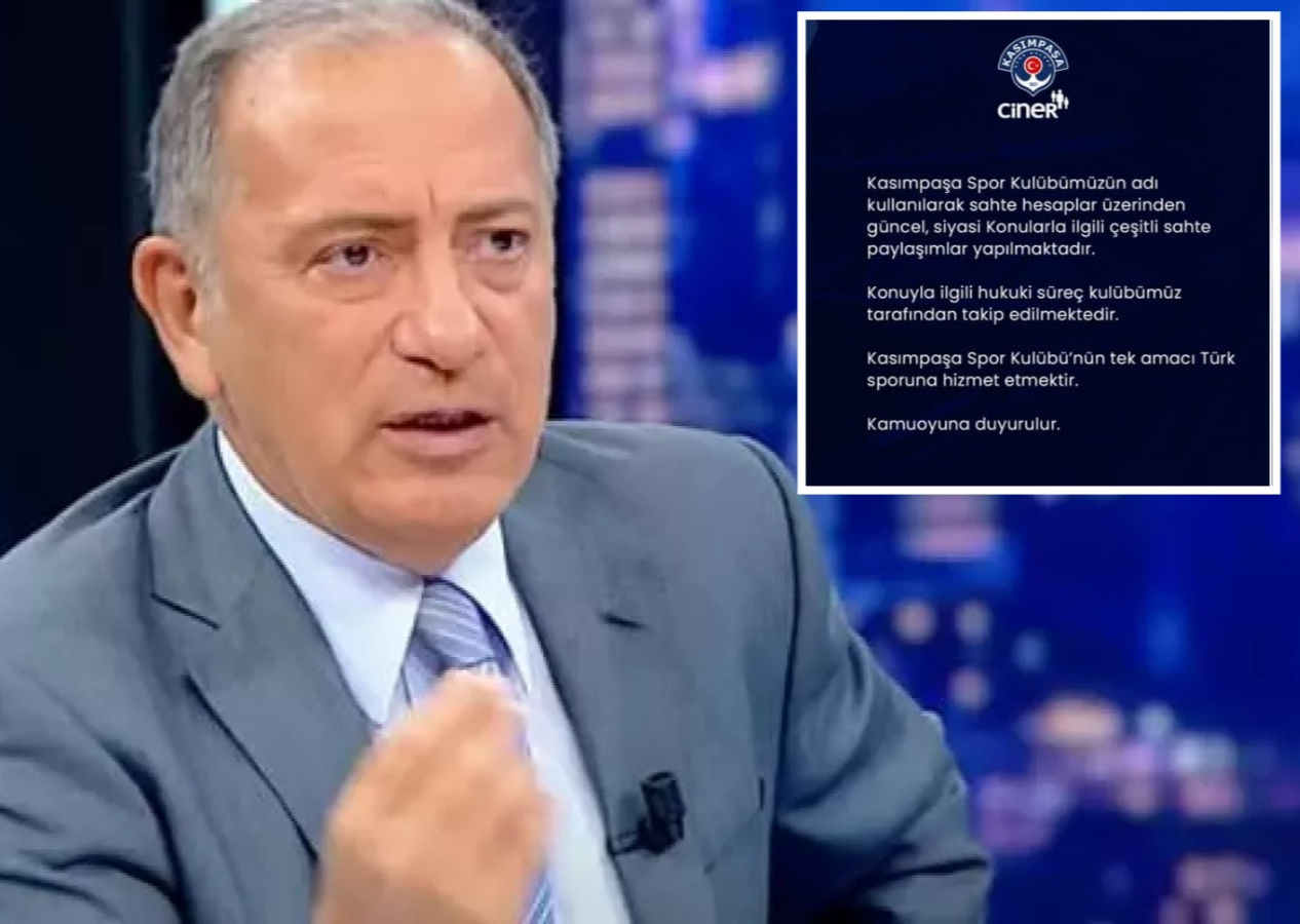 Fatih Altaylı'nın ahlaksız göndermesi sonrası Kasımpaşa Spor Kulübü'nden açıklama!