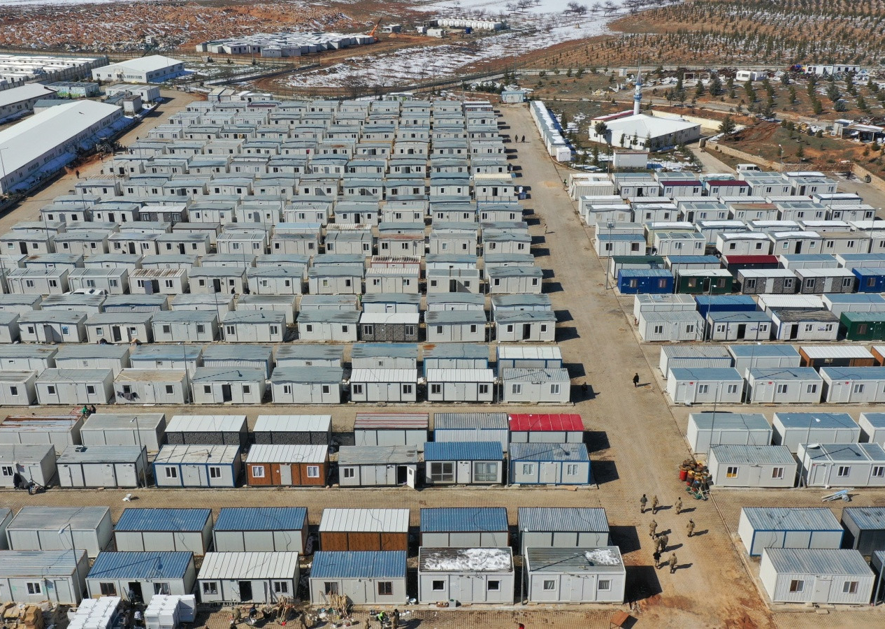 Malatya'da dev konteyner kent! Binlerce depremzedeye ev sahipliği yapıyor...