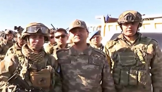 Afrin Harekatı'nı yöneten 2. Ordu Komutanı Temel, Burseya Dağı'nda!
