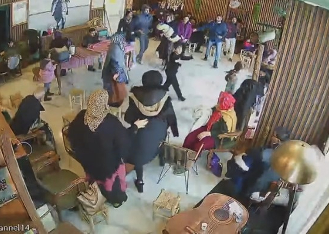 İkinci depreme anaokulunda yakalandılar! Korku anları kameraya yansıdı
