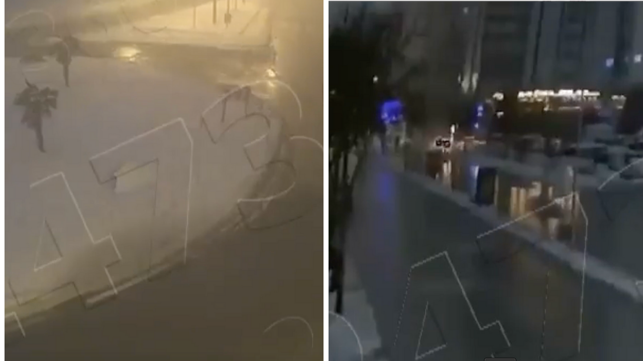 Deprem anından yeni görüntüler! 11 katlı bina bir anda çöktü...