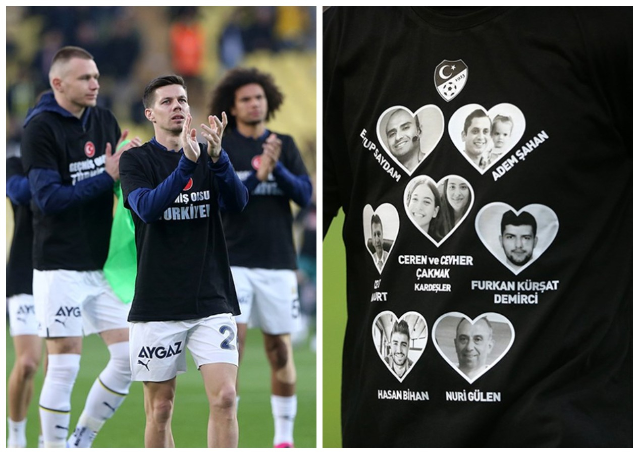 Fenerbahçe tribünlerinden deprem bölgesine anlamlı destek!