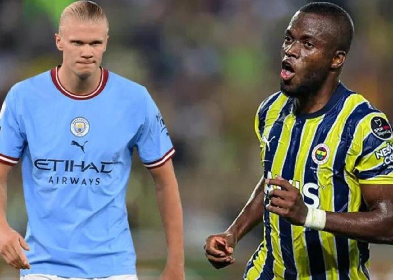 Enner Valencia Erling Haaland'ın ensesine yapıştı!
