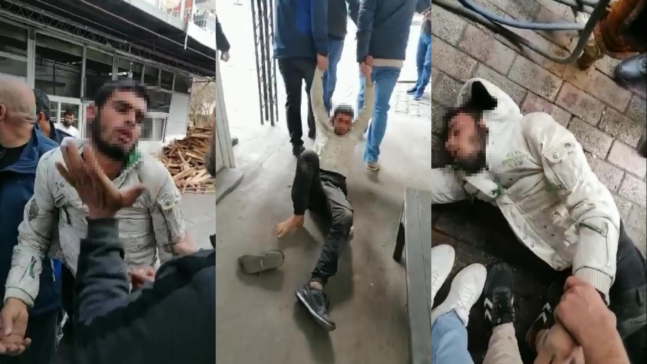 Hasarlı binaya girerken görülen kişiye, 'hırsızlık' iddiasıyla meydan dayağı
