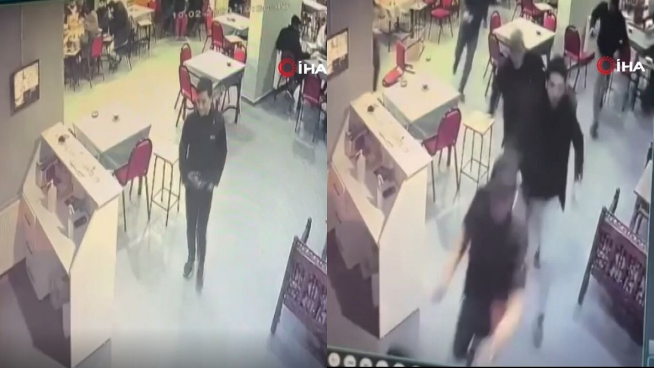 Başı dönen vatandaş deprem oluyor sandı: Kahvehaneyi birbirine kattı