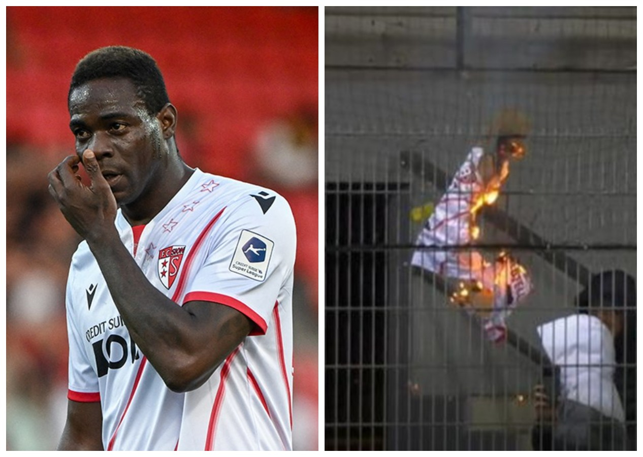 Mario Balotelli taraftarı çıldırttı! Formasını ateşe verdiler...