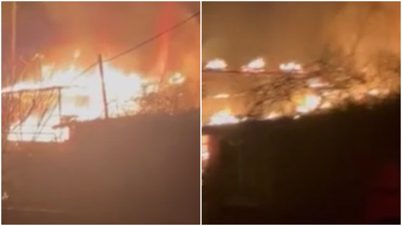 İstanbul'da panik! Kağıthane'de gecekondu alev alev yandı!