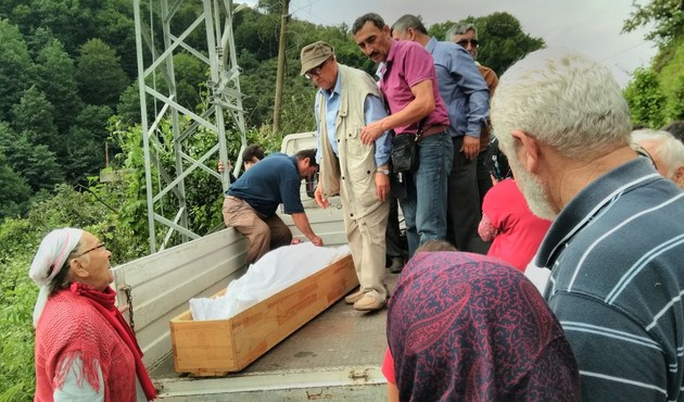 Giresun'da feci ölüm...