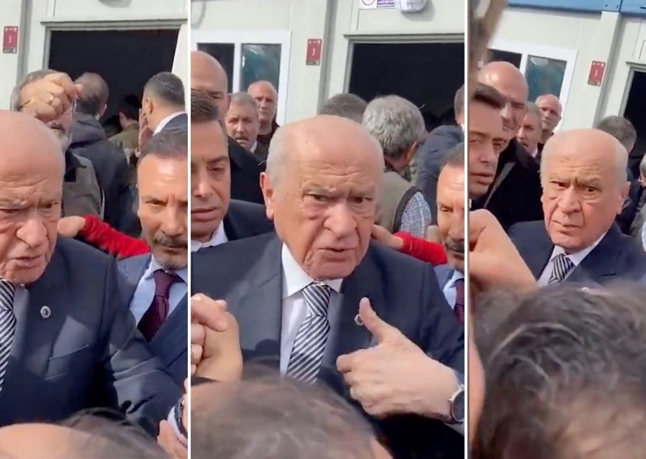 MHP'den Bahçeli'nin Elbistan'da depremzedelerle girdiği tartışmaya dair açıklama!