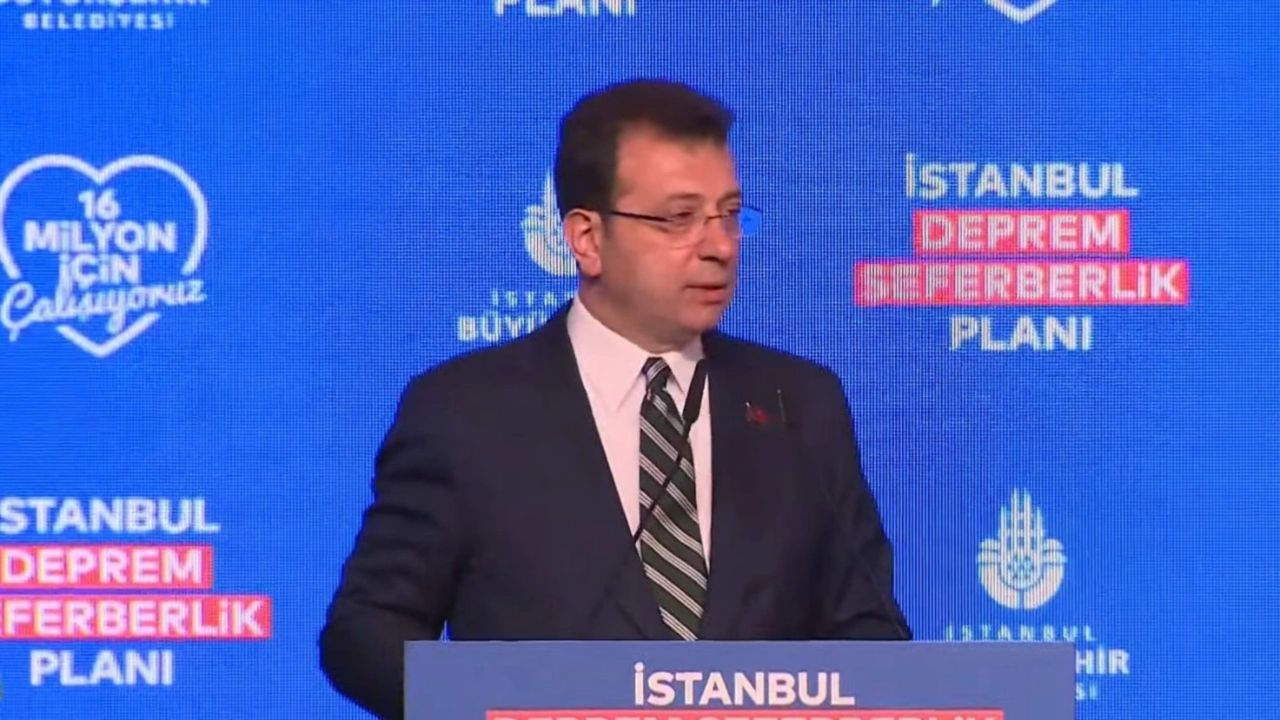 Ekrem İmamoğlu, deprem seferberlik planını açıkladı: İBB olarak inisiyatif alıyoruz