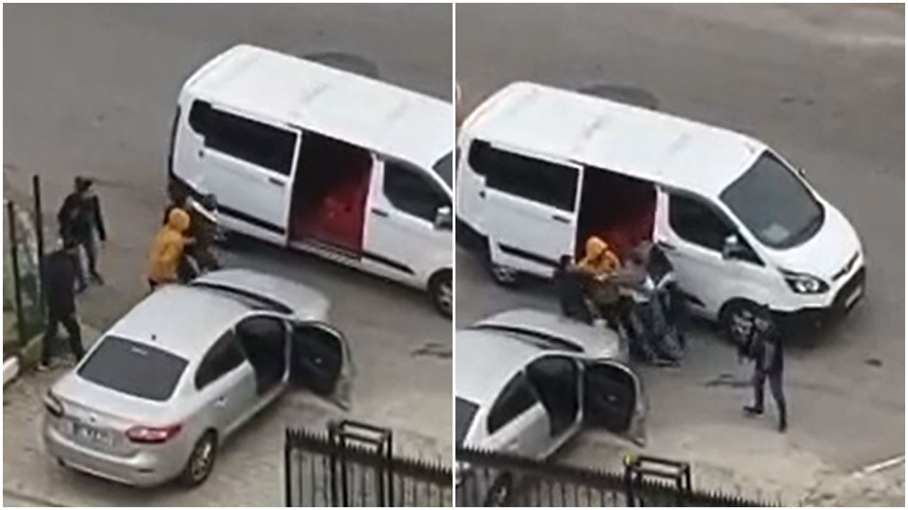 Pusuya yattılar! Otomobilin önünü kesip sürücüsünü kaçırdılar