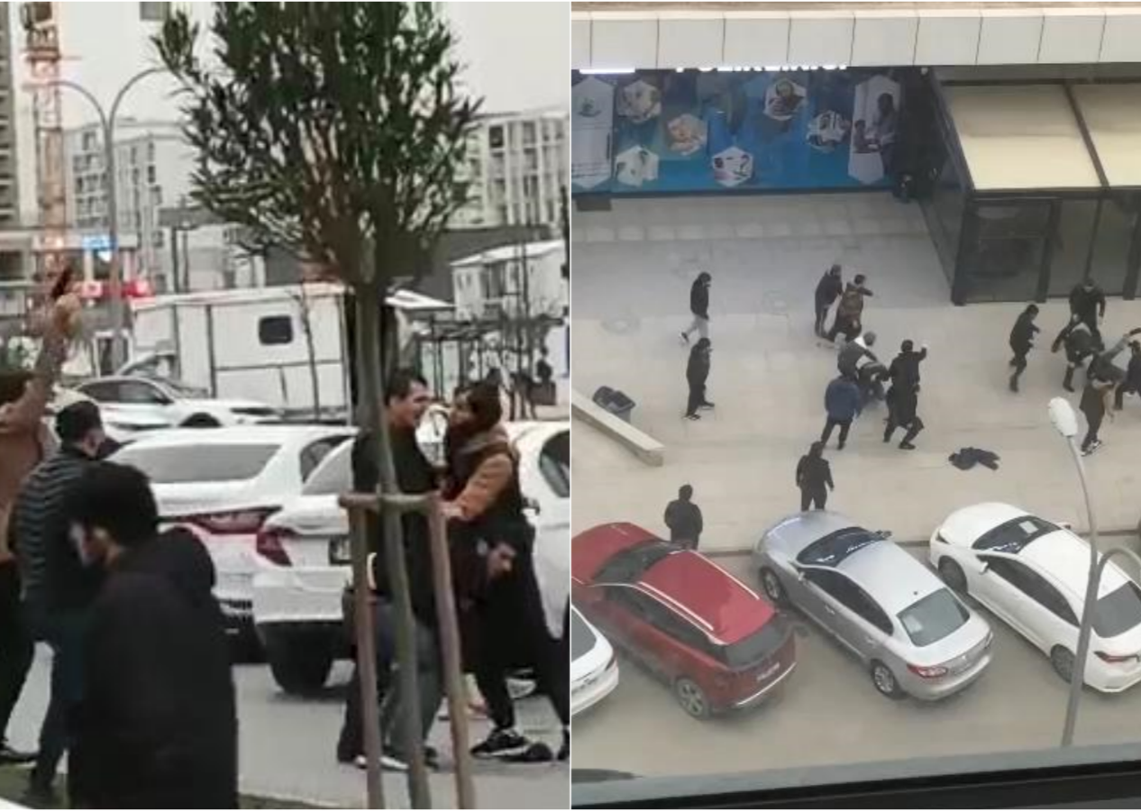 Sokak ortasında silahlı kavga: İstanbul'un göbeğinde iki grup çatıştı