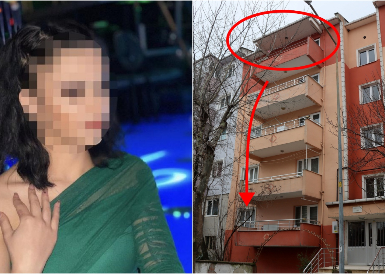 Dengesini kaybedince beşinci kattan çağırdığı taksicinin üzerine düştü