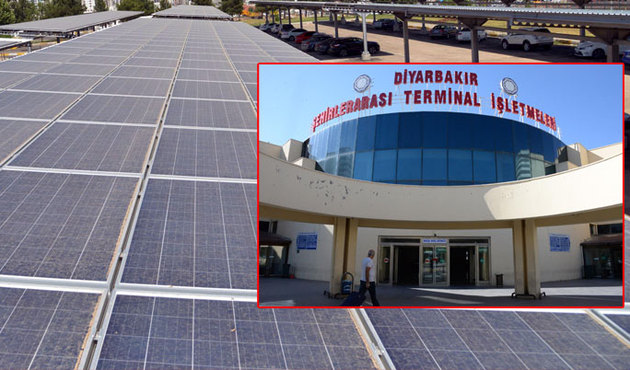 Güneş enerjili otogar Diyarbakır'da açıldı!