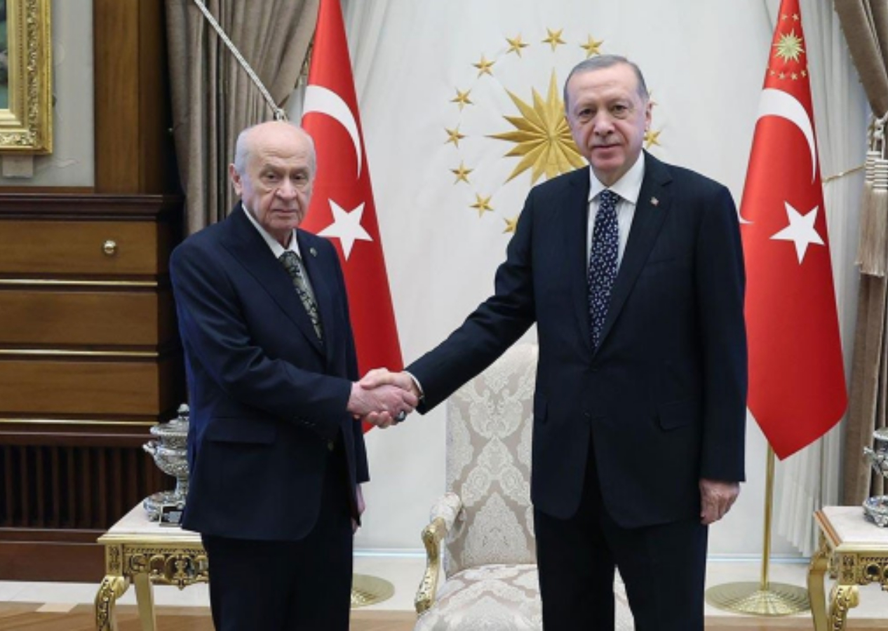 Külliye'de kritik zirve: Cumhurbaşkanı Erdoğan MHP lideri Bahçeli'yi kabul etti