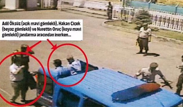 Adil Öksüz'ün yakalandıktan sonra karakola getirildiği görüntüler ortaya çıktı!