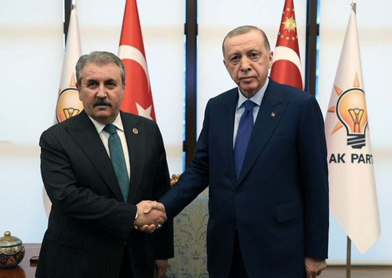 Cumhurbaşkanı Erdoğan Büyük Birlik Partisi Genel Başkanı Mustafa Destici ile görüştü