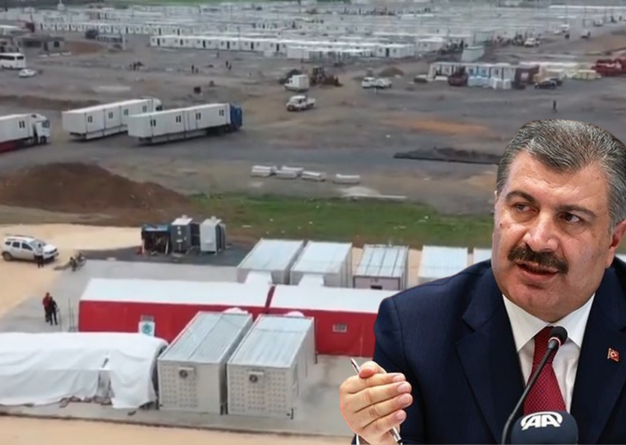 Bakan Koca duyurdu: Nurdağı Sahra Hastanesi'nin yapımı tamamlandı