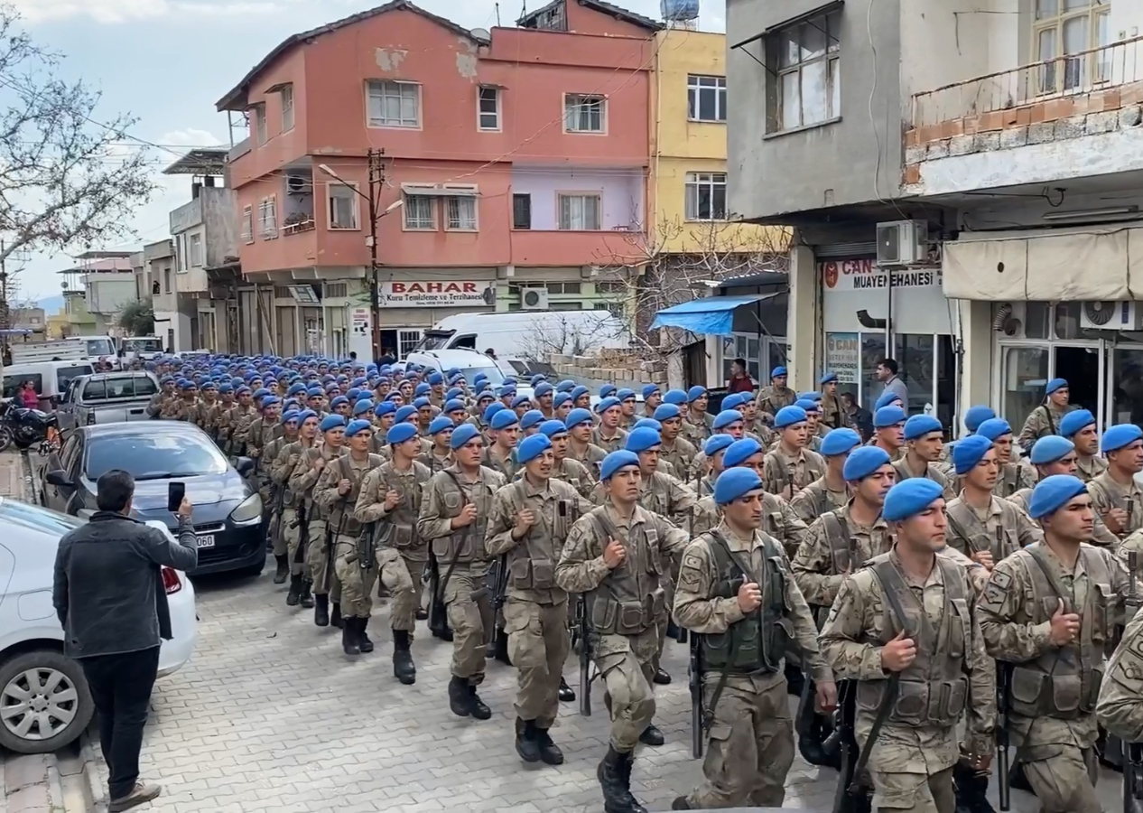 Hatay'da görev yapan 2 bin 700 komando kente veda etti