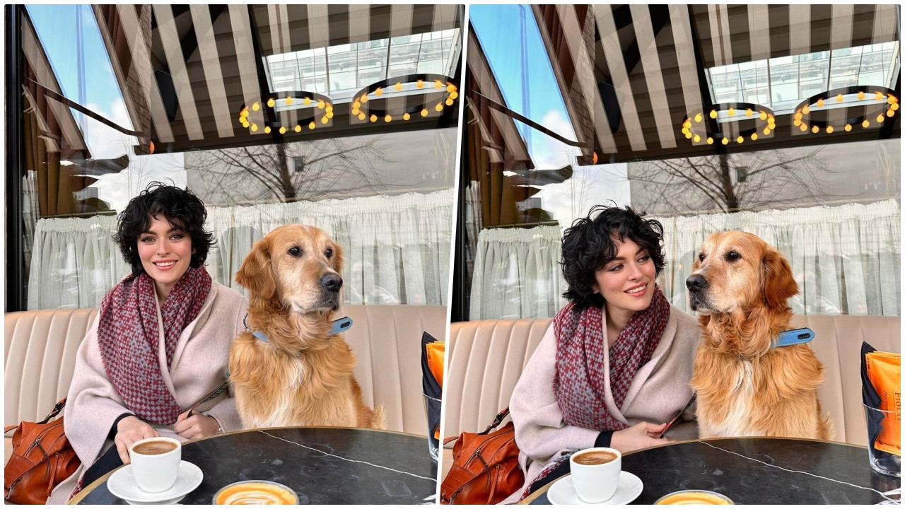 Ezgi Mola enkazdan kurtarılan köpeği sahiplendi