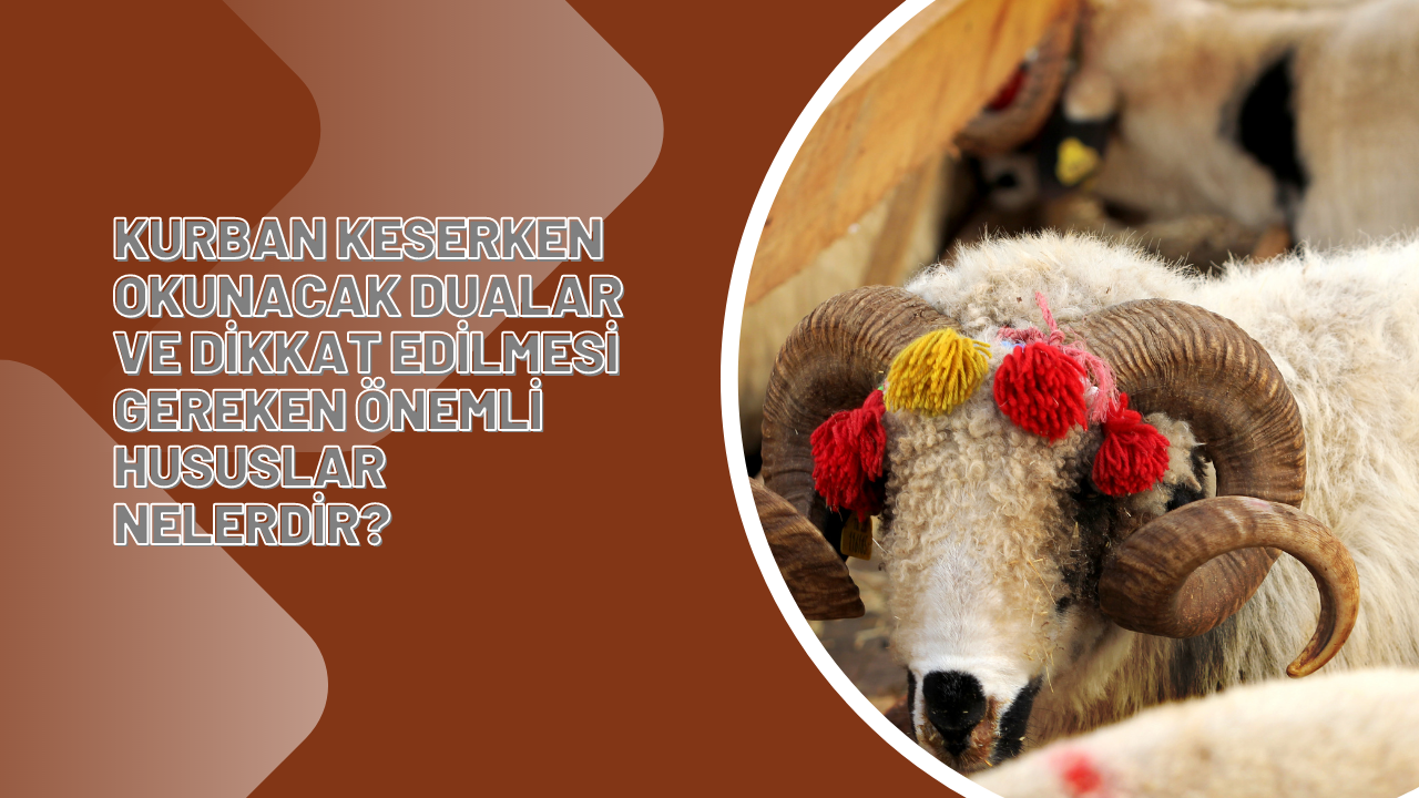 Kurban keserken okunacak dualar ve dikkat edilmesi gereken önemli hususlar nelerdir?