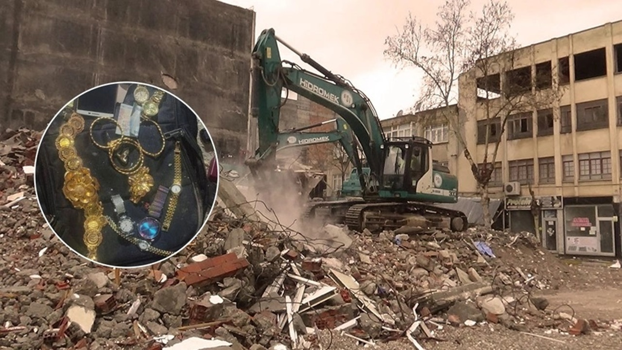 Deprem bölgesinde mide bulandıran olay! Enkaz altından aldıkları ziynet eşyalarıyla yakalandılar