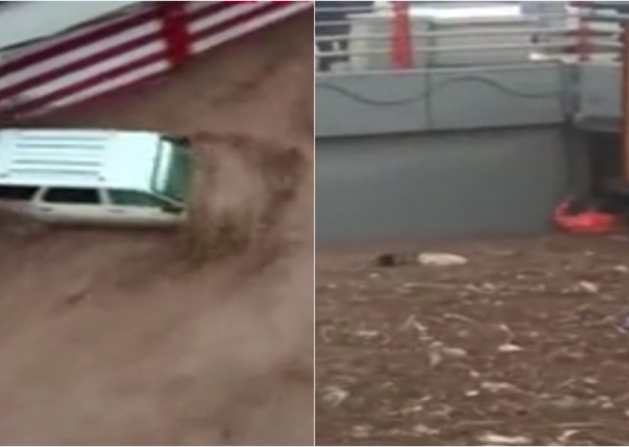 Şanlıurfa sele teslim: Araçlar caddelerde sürüklendi