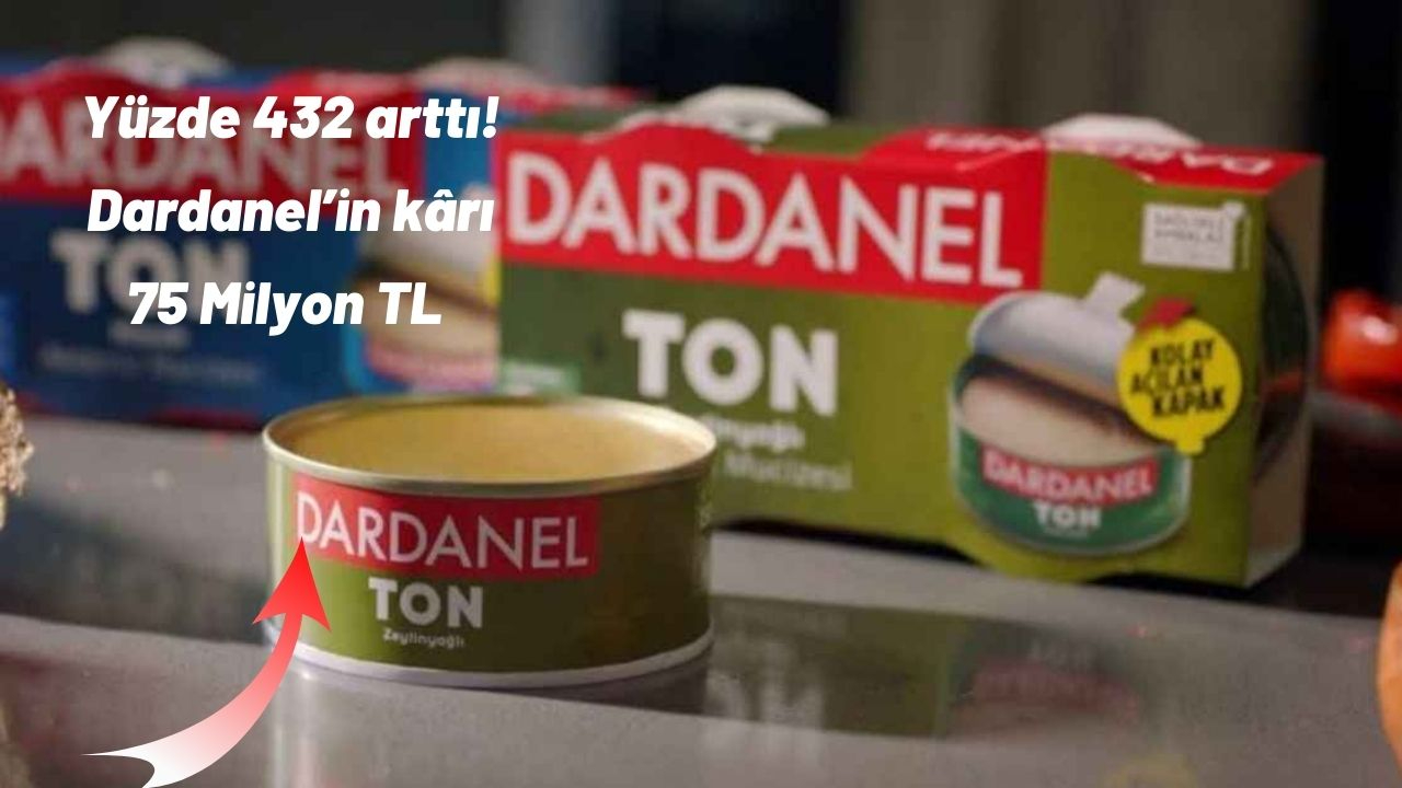 Yüzde 432 arttı! Dardanel’in kârı 75 Milyon TL