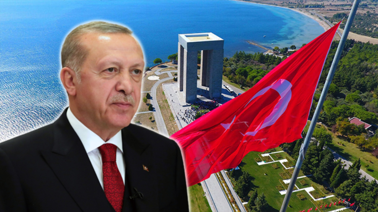 Cumhurbaşkanı Erdoğan'dan Çanakkale Zaferi mesajı