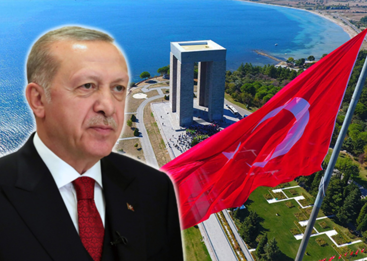Cumhurbaşkanı Erdoğan'dan Çanakkale Zaferi mesajı