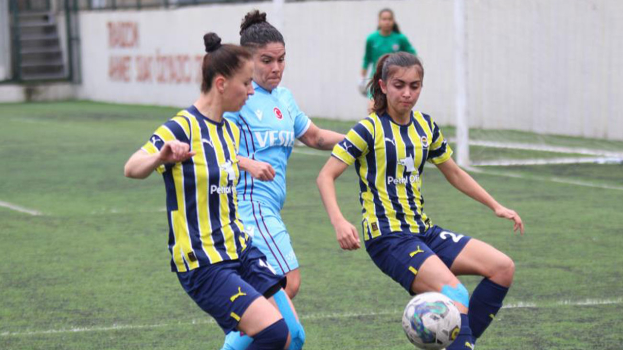 Trabzon'daki kadın derbisi berabere sonuçlandı